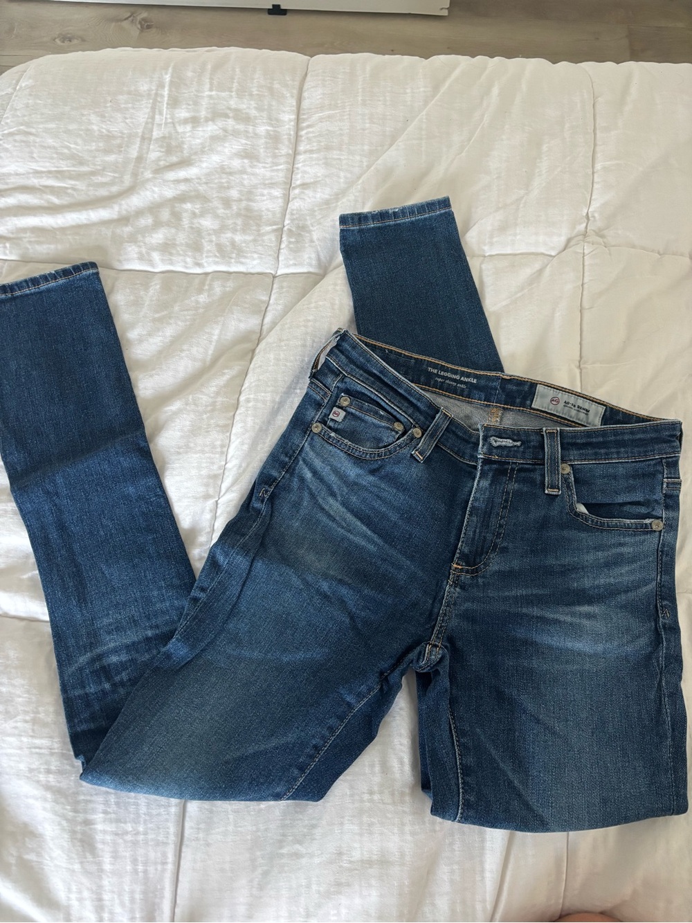 AG Adriano Goldschmied Dark Blue Skinny Jeans